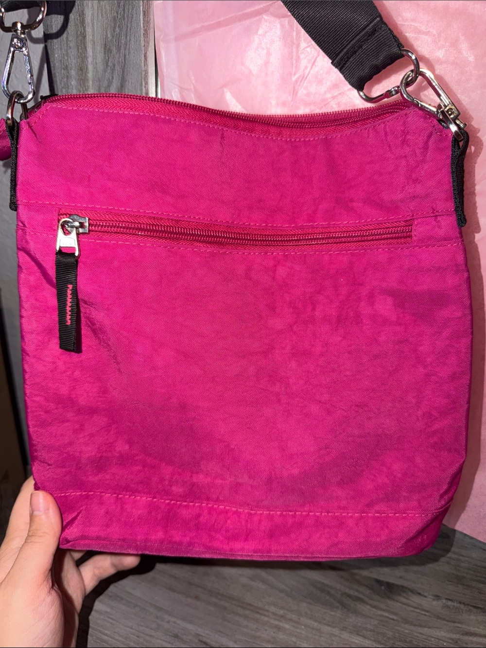 Magenta Crossbody Bag - Women - Picture 7 of 8